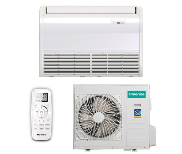 Напольно-потолочная сплит-система Hisense Heavy DC Inverter AUV-36UR4RC8/AUW-36U4RK7 WI-FI